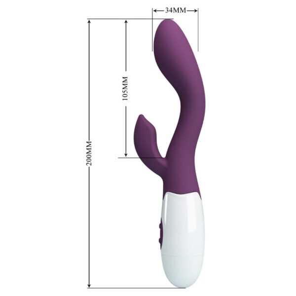 Pretty Love Brighty — Rabbit Vibrator, Purple — G-Spot Vibrators — view 2