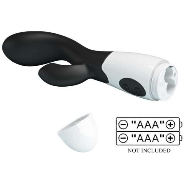 Pretty Love Brighty — Rabbit Vibrator, Black — G-Spot Vibrators — view 7