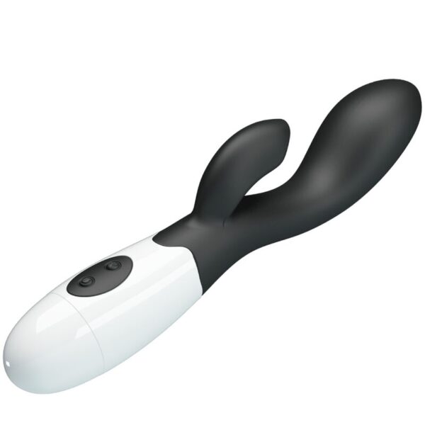 Pretty Love Brighty — Rabbit Vibrator, Black — G-Spot Vibrators — view 5