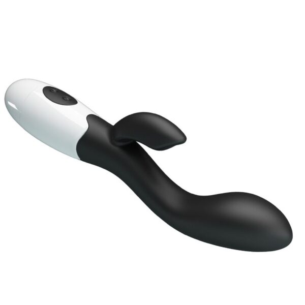 Pretty Love Brighty — Rabbit Vibrator, Black — G-Spot Vibrators — view 2