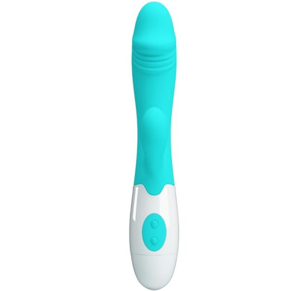 Pretty Love Snappy — Rabbit Vibrator, Aqua Green — G-Spot Vibrators — view 7