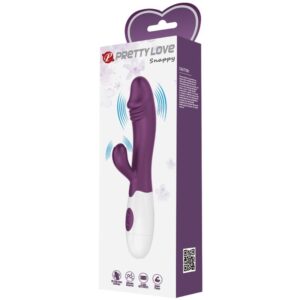 Pretty Love Snappy — Rabbit Vibrator, Purple — G-Spot Vibrators — view 3
