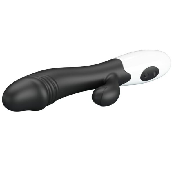 Pretty Love Snappy — Rabbit Vibrator, Black — G-Spot Vibrators — view 5