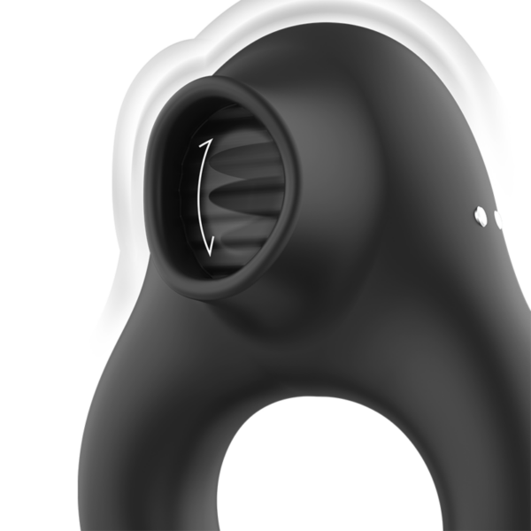Armony — Vibrating Cock Ring, Rechargeable, Black and Gold — Cock Rings — view 4