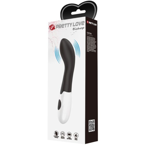 Pretty Love Bishop — G-Spot Vibrator, Silicone, Black — G-Spot Vibrators — view 10