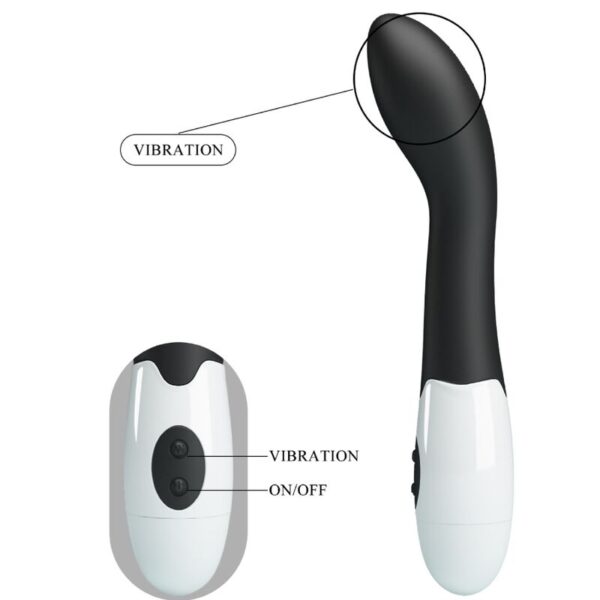 Pretty Love Bishop — G-Spot Vibrator, Silicone, Black — G-Spot Vibrators — view 8