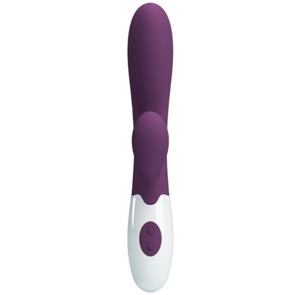 Pretty Love Alvis — Rabbit Vibrator, Silicone, Purple — G-Spot Vibrators — view 5