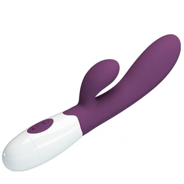 Pretty Love Alvis — Rabbit Vibrator, Silicone, Purple — G-Spot Vibrators — view 4