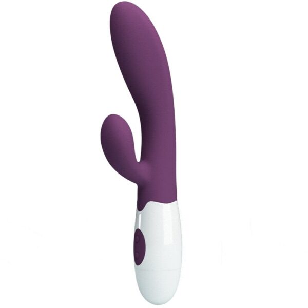 Pretty Love Alvis — Rabbit Vibrator, Silicone, Purple — G-Spot Vibrators