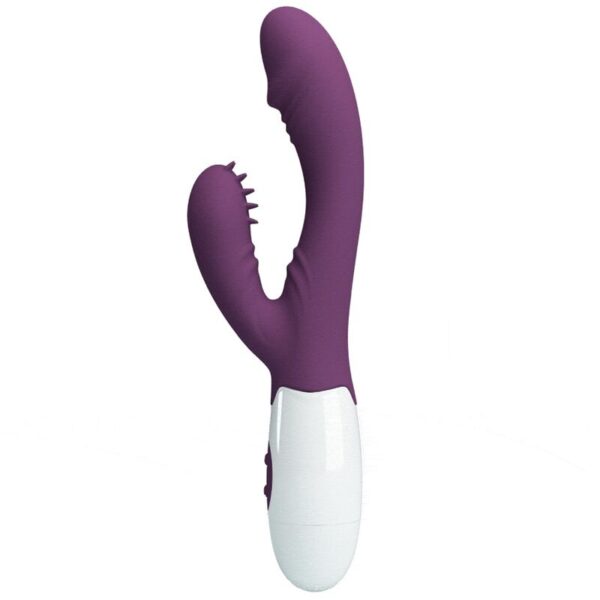 Pretty Love Andre — Rabbit Vibrator, Silicone, Purple — G-Spot Vibrators — view 7