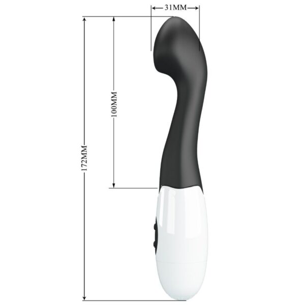 Pretty Love Charles — G-Spot Vibrator, Silicone, Black — G-Spot Vibrators — view 6