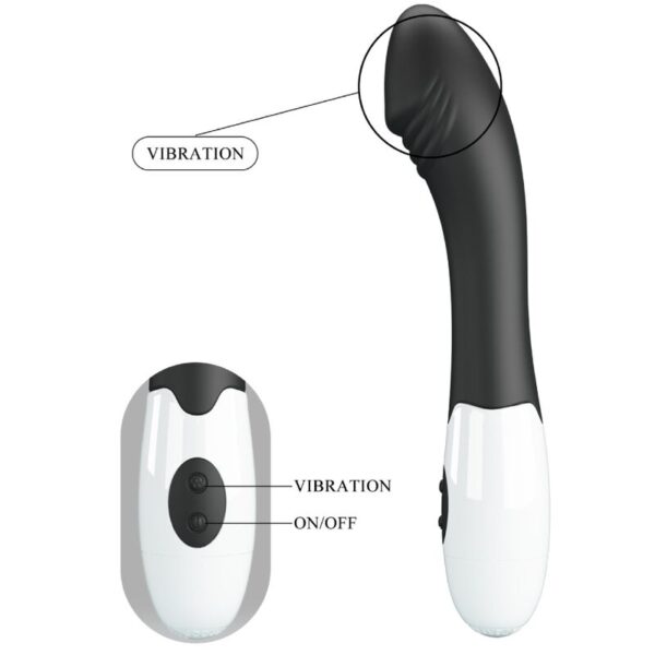 Pretty Love Elemental — G-Spot Vibrator, Silicone, Black — G-Spot Vibrators — view 9