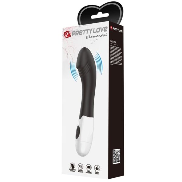 Pretty Love Elemental — G-Spot Vibrator, Silicone, Black — G-Spot Vibrators — view 2