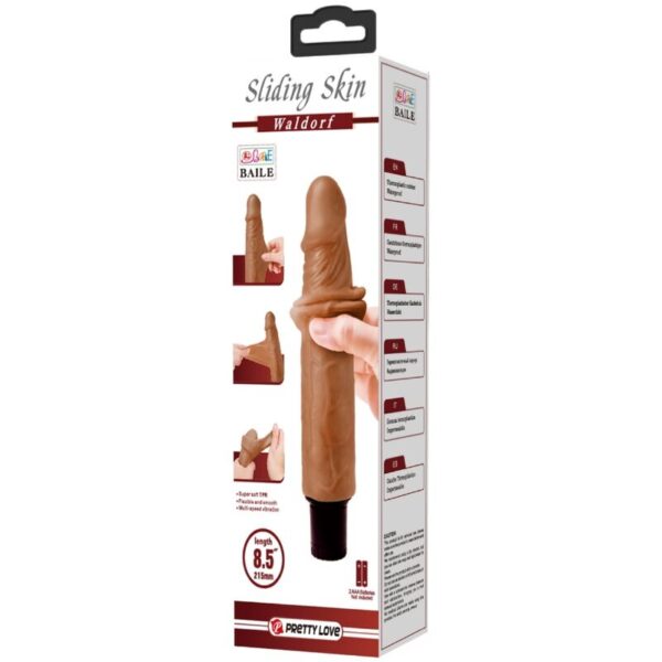 Pretty Love Waldorf — Realistic Vibrator, 18 cm, Brown — Realistic Vibrators — view 10