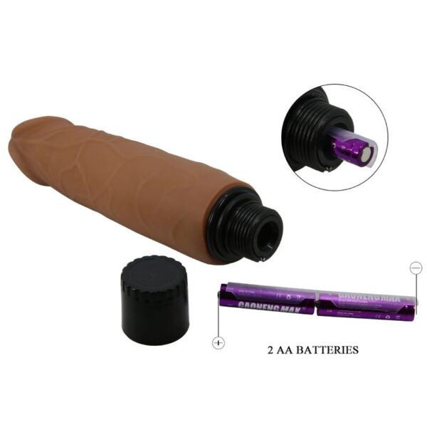 Pretty Love Waldorf — Realistic Vibrator, 18 cm, Brown — Realistic Vibrators — view 7