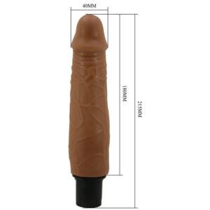 Pretty Love Waldorf — Realistic Vibrator, 18 cm, Brown — Realistic Vibrators — view 4