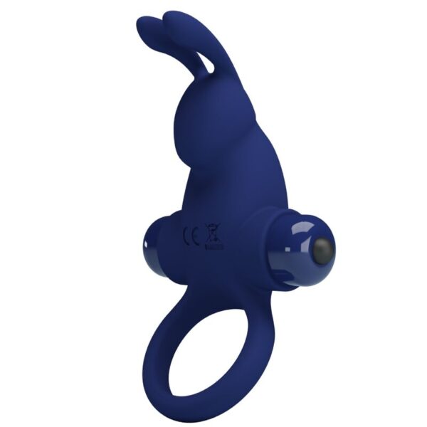 Pretty Love Jiro — Vibrating Cock Ring, Blue — Cock Rings