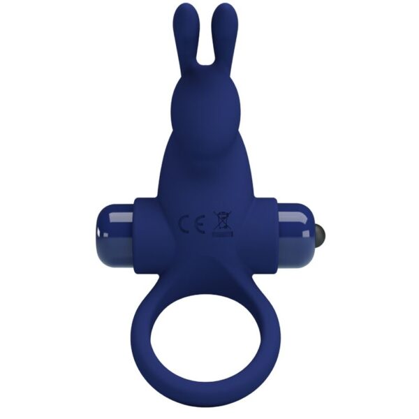 Pretty Love Jiro — Vibrating Cock Ring, Blue — Cock Rings — view 5