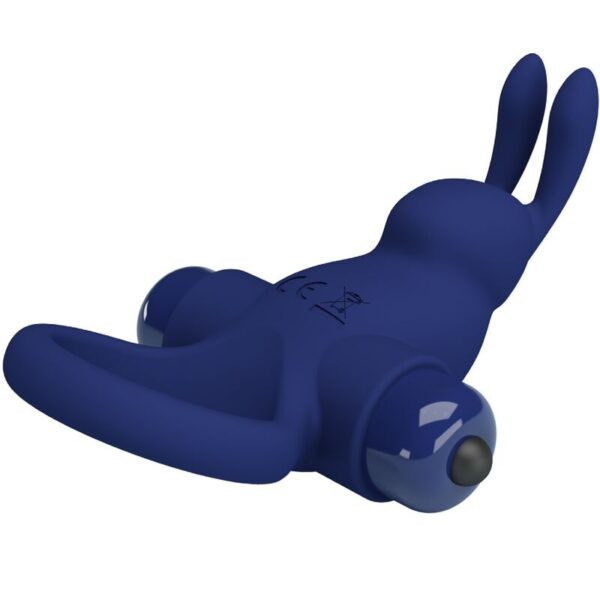 Pretty Love Jiro — Vibrating Cock Ring, Blue — Cock Rings — view 3