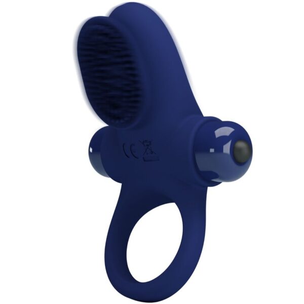 Pretty Love Palle — Vibrating Cock Ring, Blue — Cock Rings — view 9