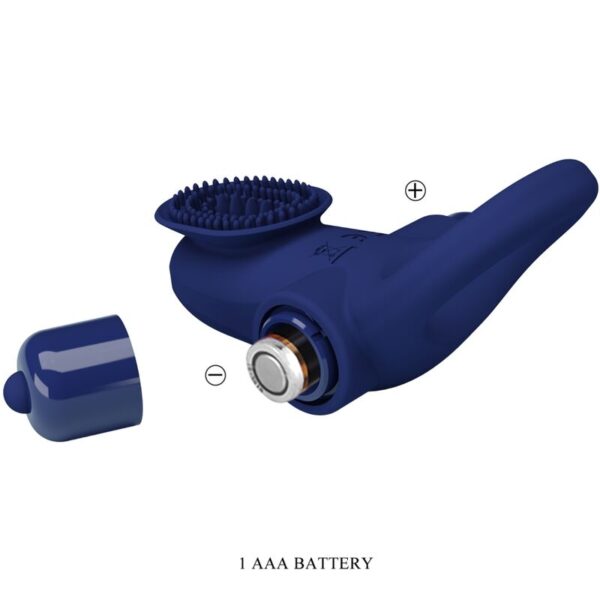 Pretty Love Palle — Vibrating Cock Ring, Blue — Cock Rings — view 5