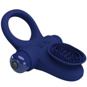 Pretty Love Palle — Vibrating Cock Ring, Blue — Cock Rings — view 4