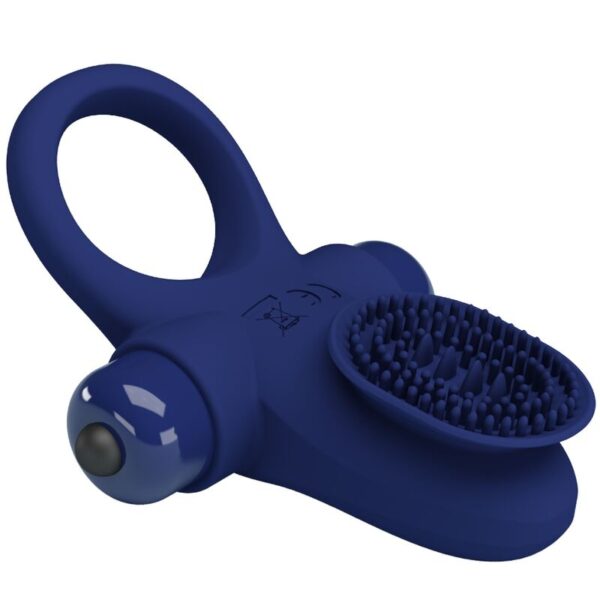 Pretty Love Palle — Vibrating Cock Ring, Blue — Cock Rings — view 4
