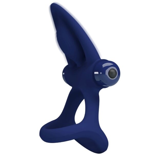 Pretty Love Mat — Vibrating Cock Ring, Blue — Cock Rings — view 5