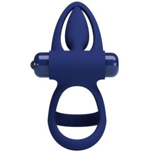 Pretty Love Mat — Vibrating Cock Ring, Blue — Cock Rings — view 4
