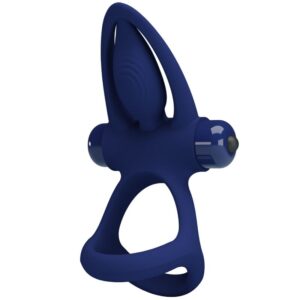 Pretty Love Mat — Vibrating Cock Ring, Blue — Cock Rings