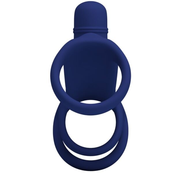 Pretty Love Elish — Vibrating Cock Ring, Blue — Cock Rings — view 4