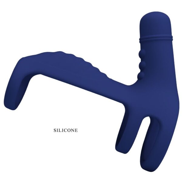 Pretty Love Elish — Vibrating Cock Ring, Blue — Cock Rings — view 3