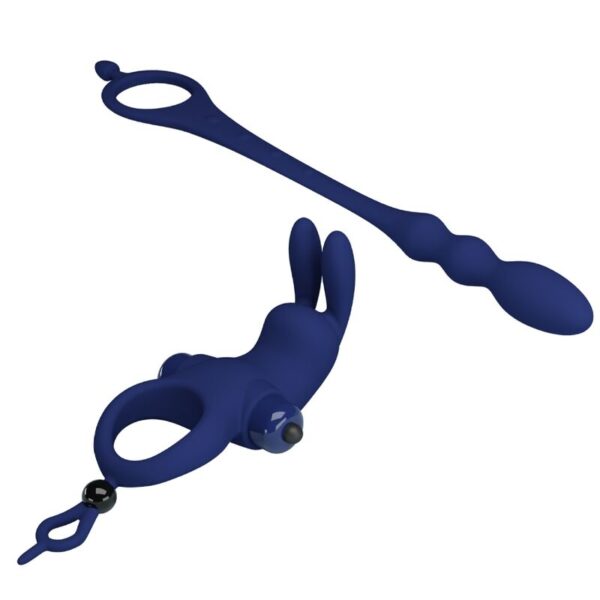 Pretty Love Ayad — Vibrating Cock Ring, Blue — Cock Rings — view 11