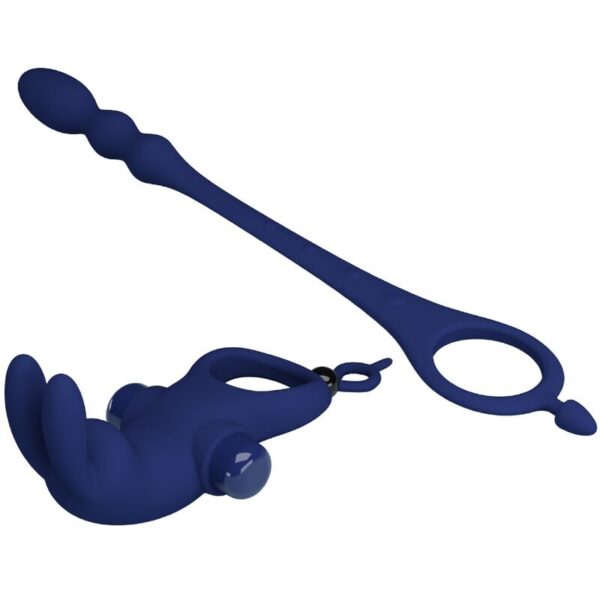 Pretty Love Ayad — Vibrating Cock Ring, Blue — Cock Rings — view 9