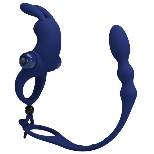 Pretty Love Ayad — Vibrating Cock Ring, Blue — Cock Rings