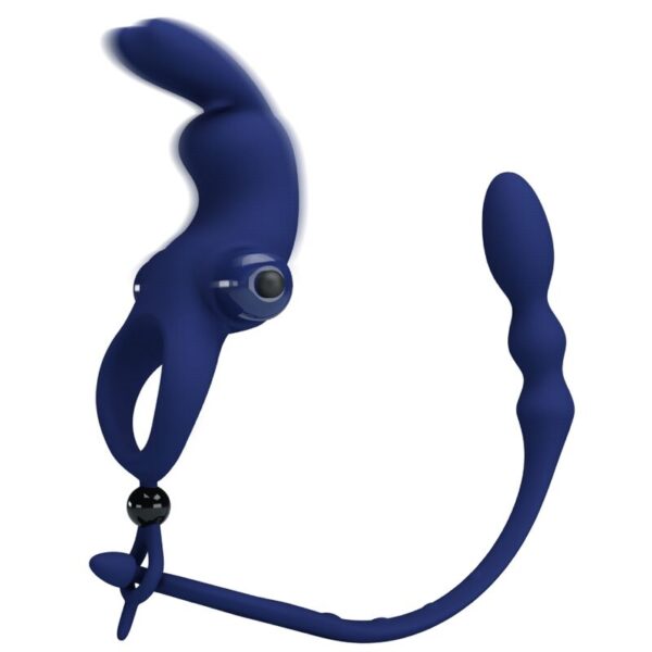 Pretty Love Ayad — Vibrating Cock Ring, Blue — Cock Rings — view 7