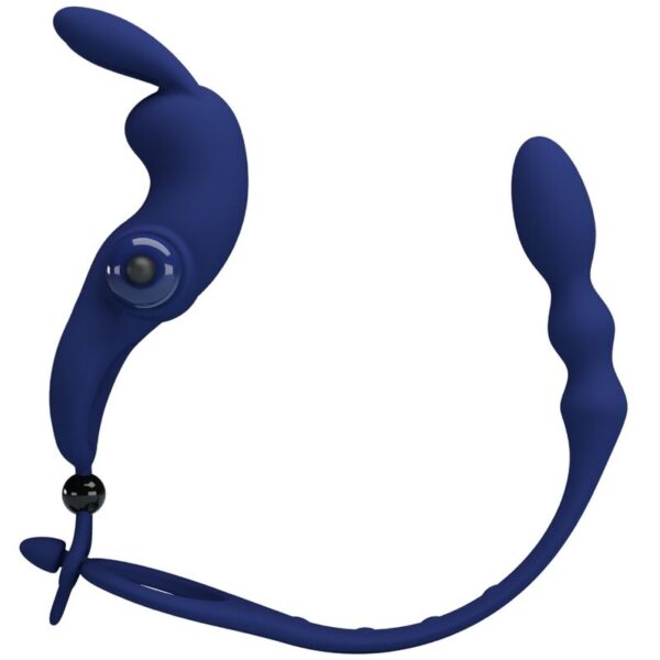 Pretty Love Ayad — Vibrating Cock Ring, Blue — Cock Rings — view 5