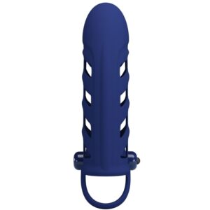 Pretty Love Altaf — Vibrating Penis Sleeve, Blue — Cock Rings — view 3