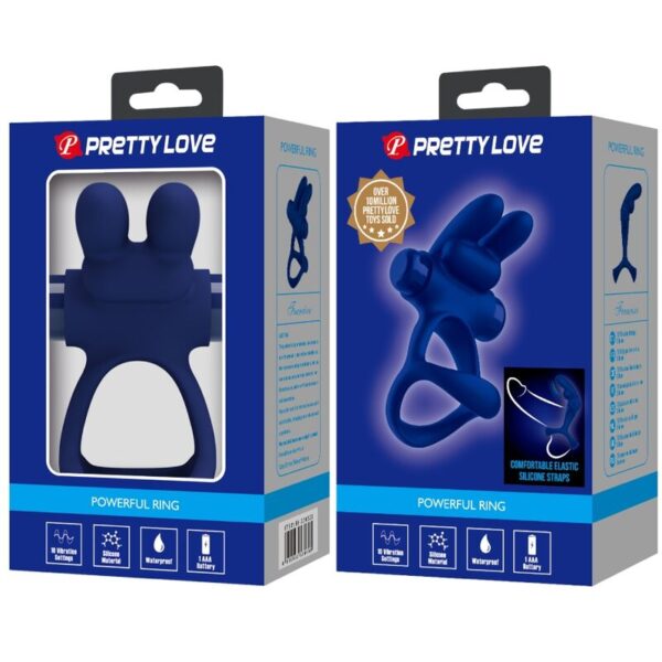 Pretty Love Francisco Double — Vibrating Cock Ring — Cock Rings — view 4