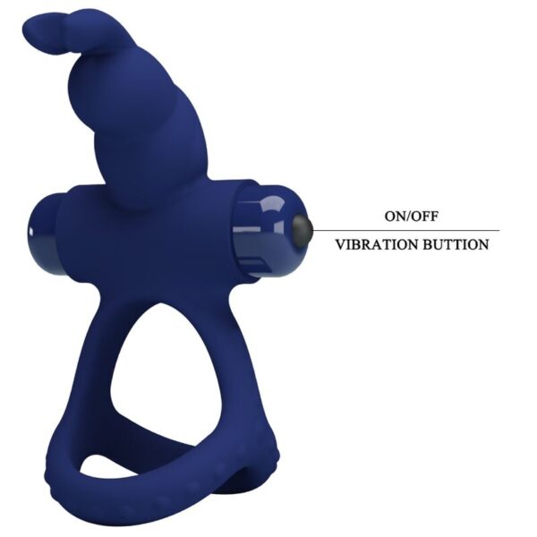Pretty Love Luchito Double — Vibrating Cock Ring — Cock Rings — view 7