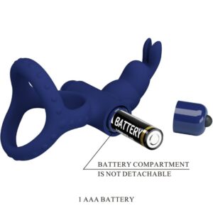 Pretty Love Luchito Double — Vibrating Cock Ring — Cock Rings — view 2