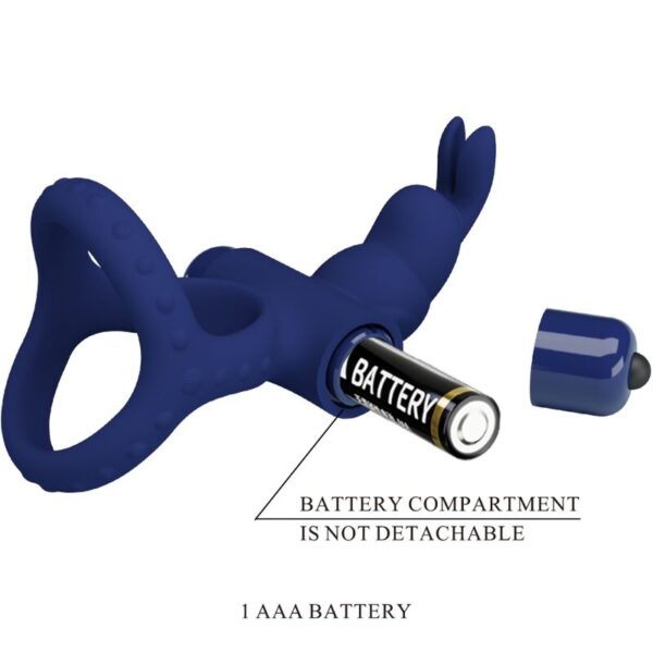 Pretty Love Luchito Double — Vibrating Cock Ring — Cock Rings — view 2