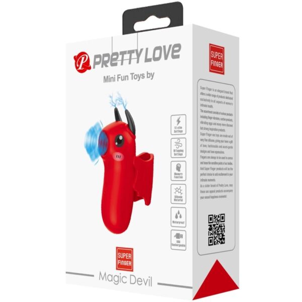 Pretty Love Magic Devil — Clitoral Stimulator, Silicone, Red — Clitoral Stimulators — view 2