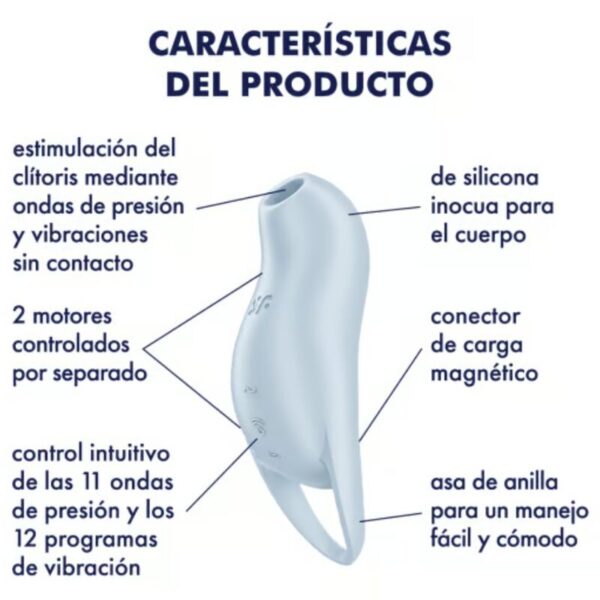 Satisfyer Pocket Pro 1 — Air Pulse Stimulator, Waterproof — Air Pulse Vibrators — view 5