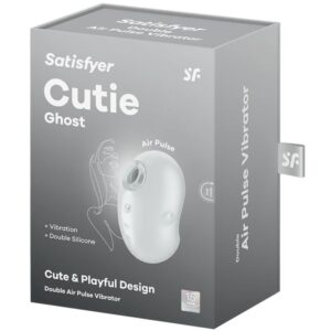 Satisfyer Cutie Ghost — Air Pulse Stimulator, Waterproof, White — Air Pulse Vibrators — view 4