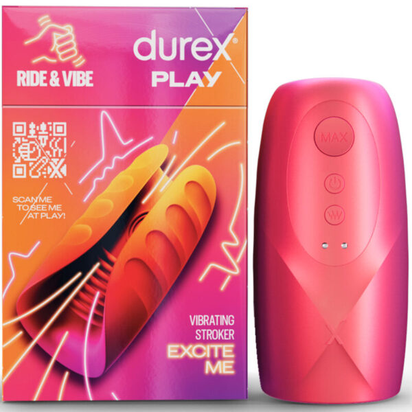 Durex Ride and Vibe — Vibrating Masturbator, Rechargeable — Automatic Masturbators