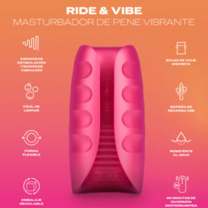 Durex Ride and Vibe — Vibrating Masturbator, Rechargeable — Automatic Masturbators — view 2