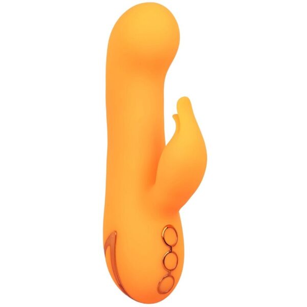 CalExotics Montecito Muse — Rabbit Vibrator, Rechargeable, Orange — Rabbit Vibrators — view 3
