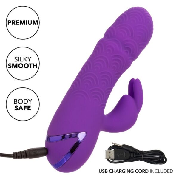 CalExotics Manhattan Beach Marvel — Rabbit Vibrator, Purple — Rabbit Vibrators — view 8