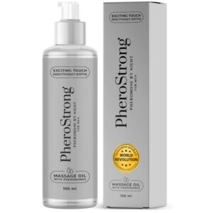 Pherostrong By Night — Pheromone Massage Oil, 100 ml, For Men — Body Massage Oils
